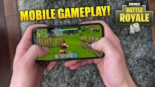*NEW* Fortnite Gameplay On MOBILE (Fortnite: Battle Royale App)