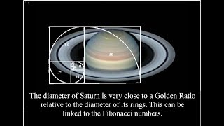 Saturn is formed by the Golden Ratio