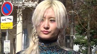 Yuri Nakagawa 中川友里 @ Paris Fashion Week october 2017 show Issey Miyake