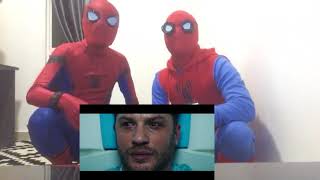 VENOM Official Teaser Trailer Reaction by Spiderman Homecoming Bros