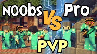 N00B VS PRO PVP'ERS!! TWEE TEGEN VIJF!?