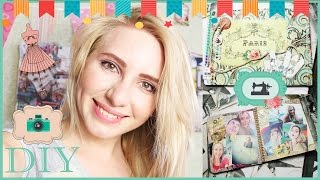 Обложка для личного дневника Альбом своими руками Идеи декупаж Скрапбукинг