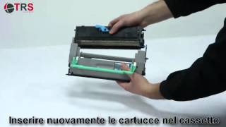 TRS Europa - Sostituzione cartuccia Toner - Guida utilizzo (7300B)