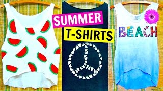 DIY Clothes | Easy No Sew T-shirt Ideas Inspired by Tumblr