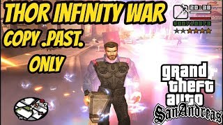 How to install Thor infinity War Mod in GTA San Andreas PC