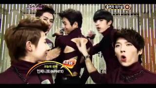 110930 INFINITE(인피니트) - Back Stage @ Music Bank