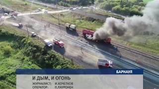 На станции Алтайская прошли совместные учения РЖД и МЧС