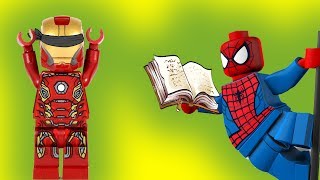 12 подвигов Супергероев. Подвиг №1. Бэтмен.  Супермен. Человек паук. Халк. Лего мультфильмы 2017
