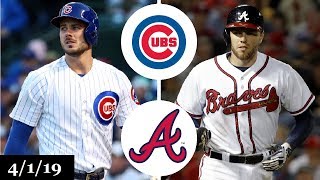Chicago Cubs vs Atlanta Braves Highlights | April 1, 2019