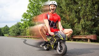 WORLDS SMALLEST MOTORCYCLE!! (SO TINY)