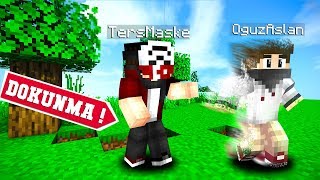 MİNECRAFT ama DOKUNDUĞUN HER BLOK YOK OLUYOR ! - Minecraft w/oguzaslan