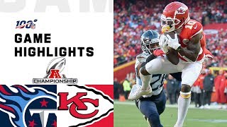 Titans vs. Chiefs AFC Championship Highlights | NFL 2019 Playoffs