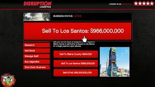 $$$ BIGGEST SELL EVER!!! - GTA 5 GUNRUNNING DLC!!! - MAKING MONEY FAST!!!
