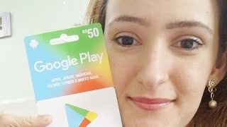 Sorteio do Cartão Google Play