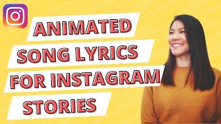 How to add animated song lyrics to Instagram Stories (2019)