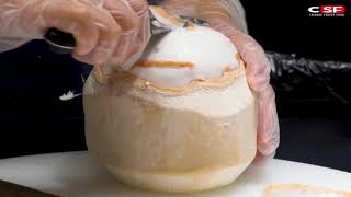 Thailand coconut（Whole Coconut  super delicious） - 整個椰子（廣州街頭美食）- Chinese street food 2019