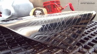 Тесты на адгезию: №1. Высокие отражательные свойства, 100% адгезия химической металлизации IMPGOLD.