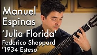Barrios 'Julia Florida' played by Manuel Espinas