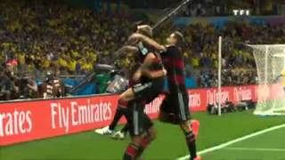 Résumé match Bresil-Allemagne 2014 (7-1) tous les buts