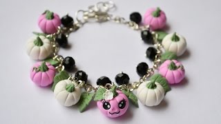 Мастер класс: браслет Хэллоуин из полимерной глины.Halloween bracelet polymer Clay Tutorial