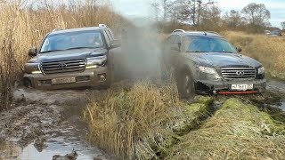 ПОНТЫ? ПОСПОРИЛ с TOYOTA PRADO и LC200!  INFINITI FX45 OFFROAD