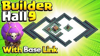 *KILLER* NEW BEST BH9 BASE 2020 w/ Copy Link | Anti 2 Star Builder Hall 9 Base - Clash of Clans