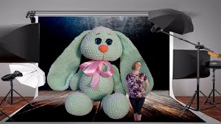 Большой Плюшевый Заяц Крючком