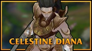 Celestine Diana LoL Custom Skin ShowCase