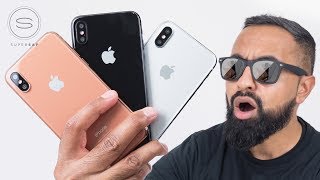 iPhone X Hands On with Prototypes (ALL COLORS)
