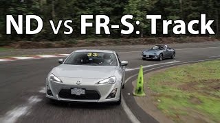 2016 Mazda MX-5 vs. Scion FR-S TRACK Review - 143Car