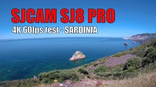 SJCAM SJ8 PRO - 4K 60fps - SARDINIA ITALY
