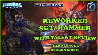 Grubby | Heroes of the Storm - New Sgt. Hammer Talent Analysis - HL 2018 S1 - Dragon Shire