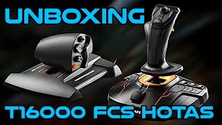 Thrustmaster T.16000m FCS HOTAS Unboxing