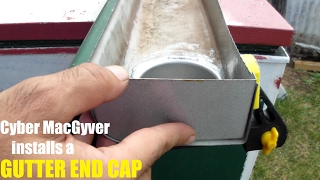 Fix your gutters - End Cap install