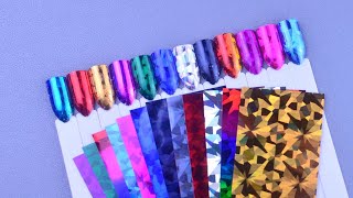 обзор фольги для литья куча цветов Aliexpress