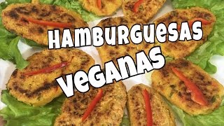 Hamburguesas veganas de garbanzos