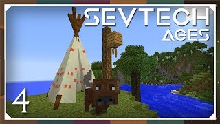 Sevtech: Ages | Totemic Ceremony & Buffalo! | E04 (SevTech Ages Modpack)
