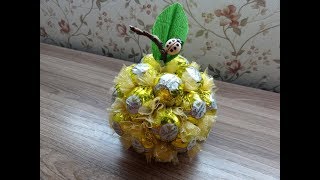 Идея для подарка/Яблоко из конфет