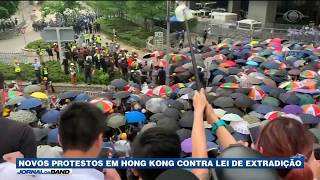 Novos protestos em Hong Kong contra lei de extradição