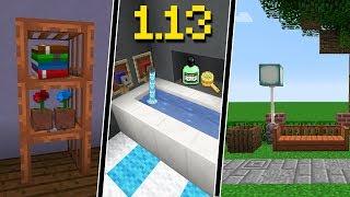 10 IDÉIAS DE DECORAÇÃO COM OS NOVOS BLOCOS DO MINECRAFT 1.13!