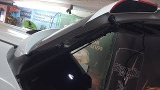 Электропривод двери багажника. Установка