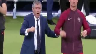 реакция Роналду на гол Эдера #2