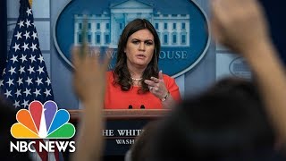 White House Press Briefing - November 20, 2017 (Full) | NBC News