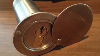 Schlüsselsafe mit Abdeckung und Erklärung (Keysafe)Tresor öffnen/Safe öffnen