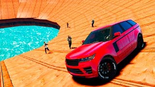 ЛЮДИ ПРОТИВ МАШИН ВЗРЫВНОЕ ПРОТИВОСТОЯНИЕ! (GTA 5 Смешные моменты)