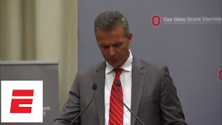 Ohio State press conference on Urban Meyer 3-game suspension | ESPN