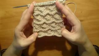 Вяжем спицами: Простой  узор  # 24  // Beautiful pattern spokes