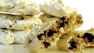 "Забытое" печенье. Хрустящее безе, орехи и шоколад.