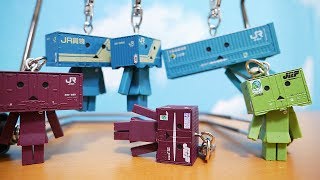 カプセルトイ コンテナダンボー キーチェーンＪＲ貨物スペシャル！全６種を開封