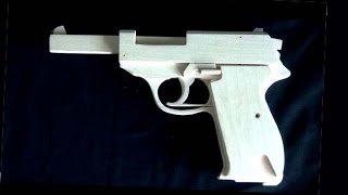 Blowback rubber band gun :Two types of mechanisms.